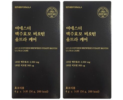 여에스더 맥주효모 비오틴 울트라케어 36주 베스트10
