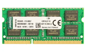 Kingston DDR3L 8 GB 1600Mhz DDR3 8 GB 저전압 SO-DIMM 노트북 Ram (KVR16LS11/8 GB)