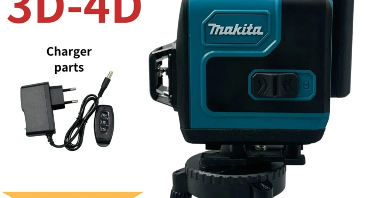 Makita 레이저 레벨 측정기, 리튬 이온 셀프 레벨링, 녹색 레이저 레벨, 3D-4D 16 라인, 12V MAX CXT XPT, 360 ° 3 평면