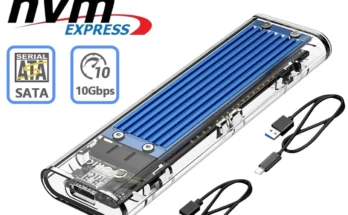 ORICO M2 SSD 케이스 NVME SATA SSD 인클로저 도구