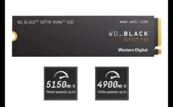 웨스턴 디지털 내장 솔리드 스테이트 디스크, WD SN770, 500GB, 1TB, 2TB SSD, NVMe Gen4 PCIe M.2 2280 PCIe 4.0 X4 드라이브, PS5 데스크탑용